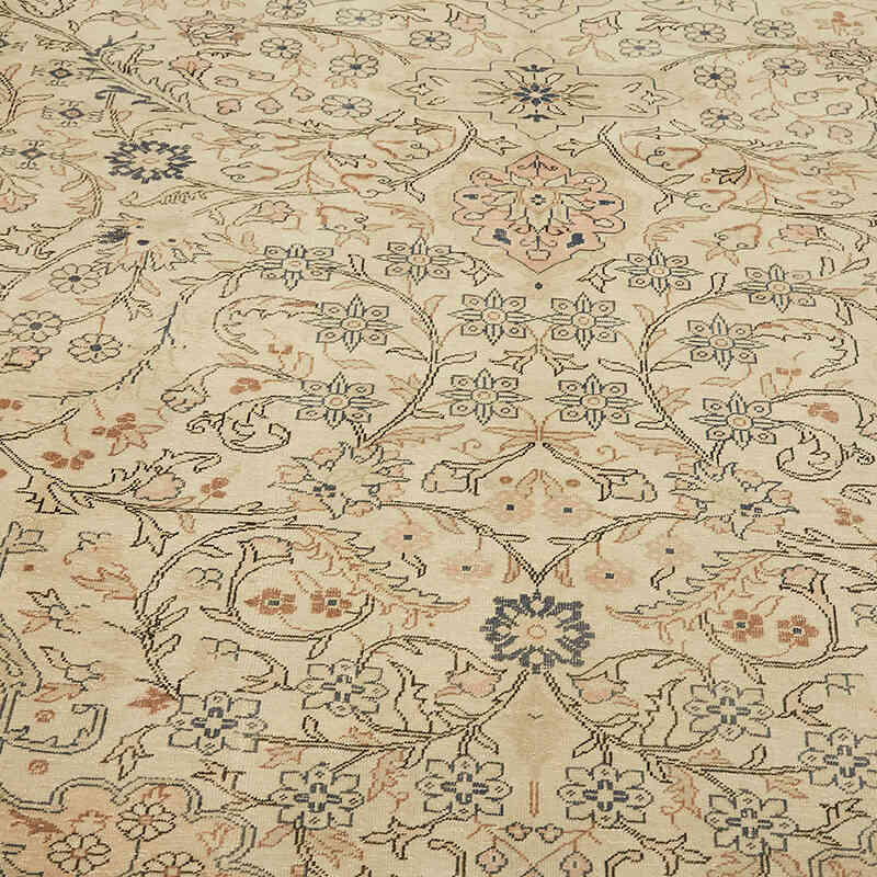 Vintage Hand-Knotted Oriental Rug - 10' 2" x 14' 6" (122" x 174") - K0078348