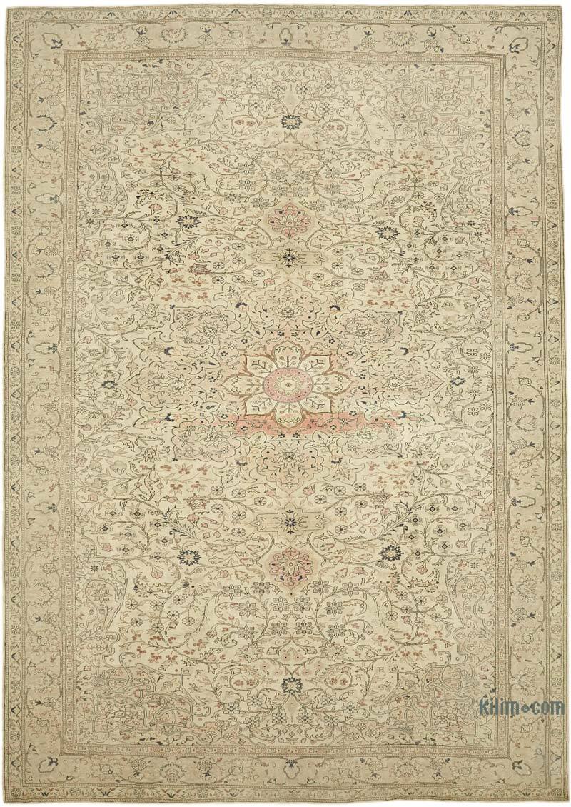 Vintage Hand-Knotted Oriental Rug - 10' 2" x 14' 6" (122" x 174") - K0078348