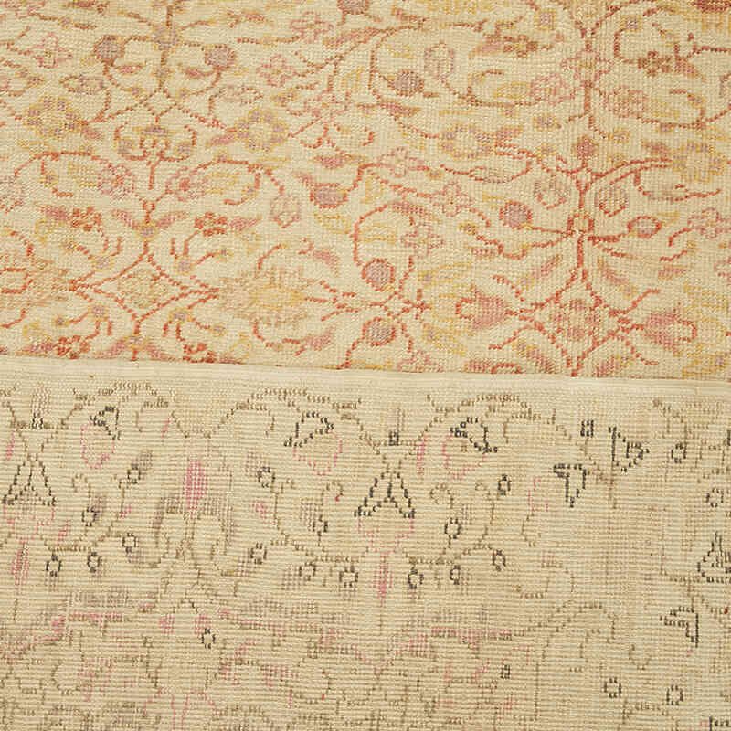 El Dokuma Vintage Halı - 294 cm x 438 cm - K0078349