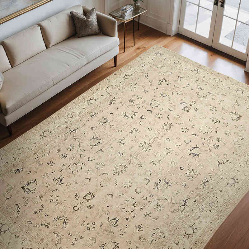 El Dokuma Vintage Halı - 248 cm x 360 cm - K0078353