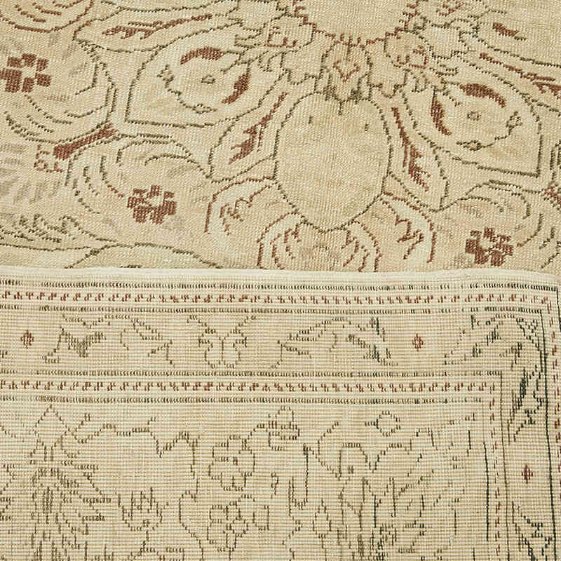 El Dokuma Vintage Halı - 231 cm x 369 cm - K0078354
