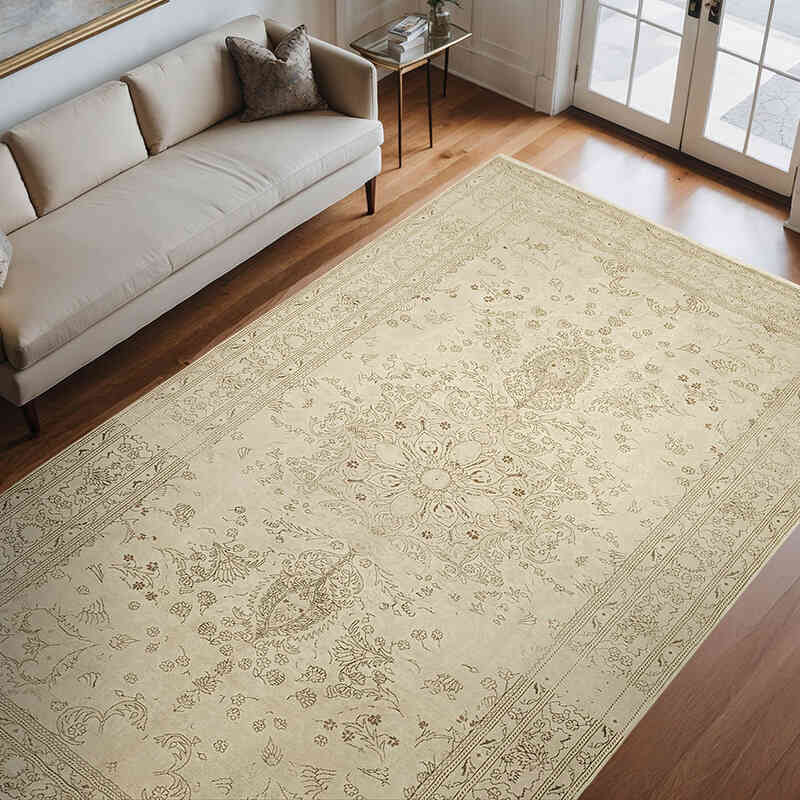 El Dokuma Vintage Halı - 231 cm x 369 cm - K0078354