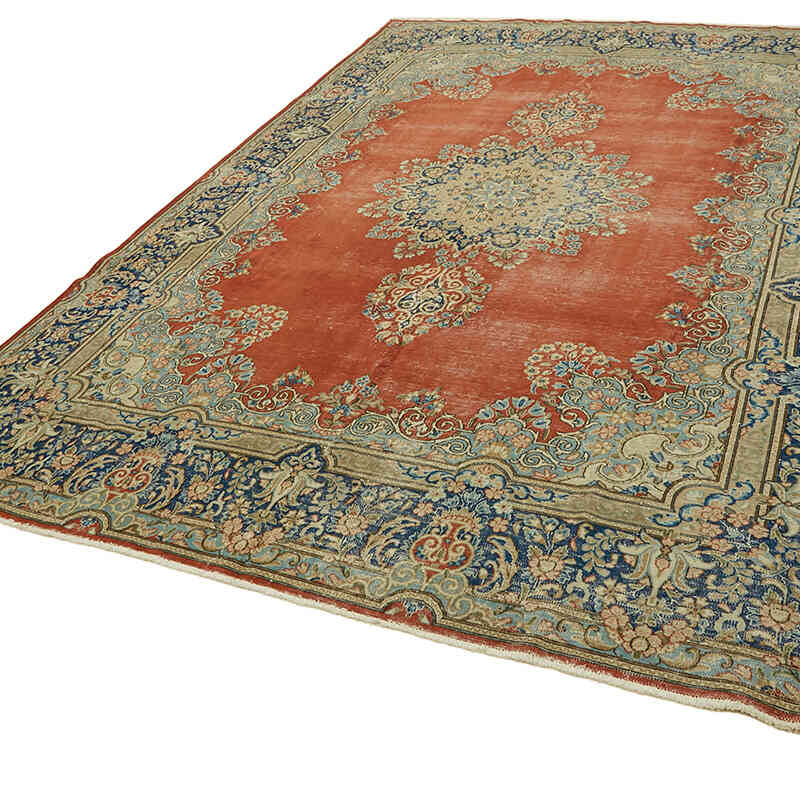 El Dokuma Vintage Halı - 267 cm x 361 cm - K0078379