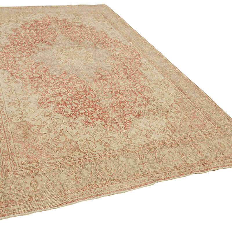 El Dokuma Vintage Halı - 227 cm x 368 cm - K0078383