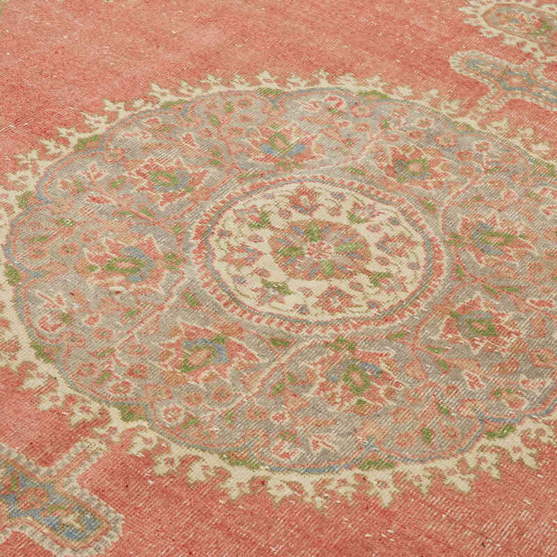 Vintage Hand-Knotted Oriental Rug - 7' 4" x 11' 2" (88" x 134") - K0078384