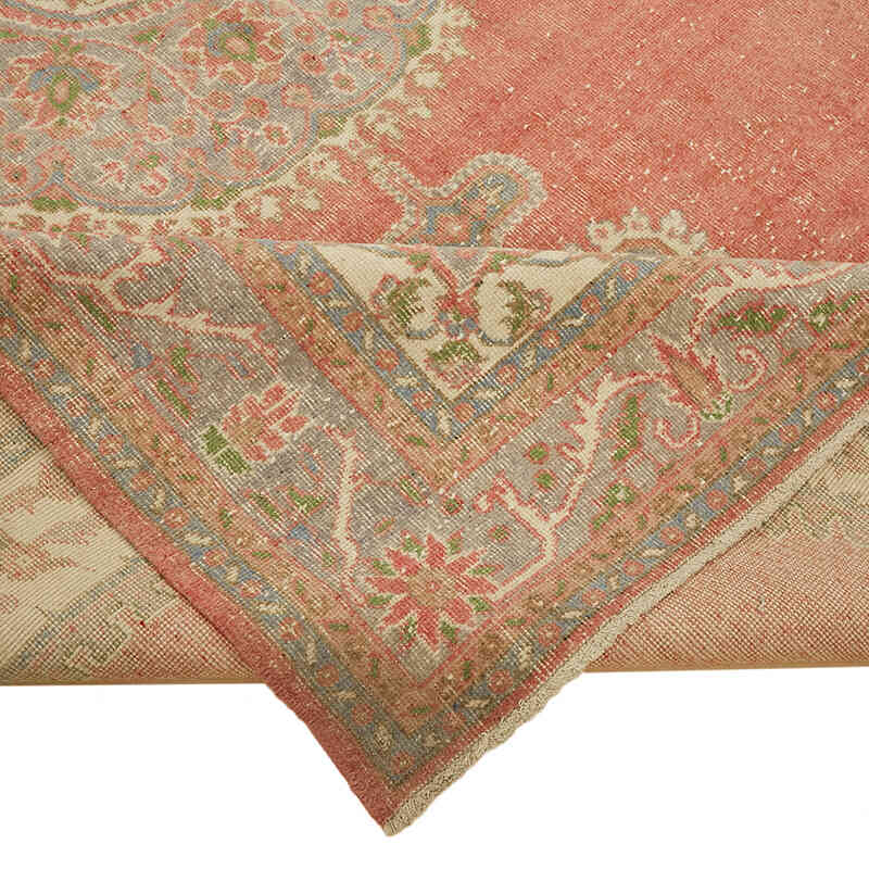 Vintage Hand-Knotted Oriental Rug - 7' 4" x 11' 2" (88" x 134") - K0078384