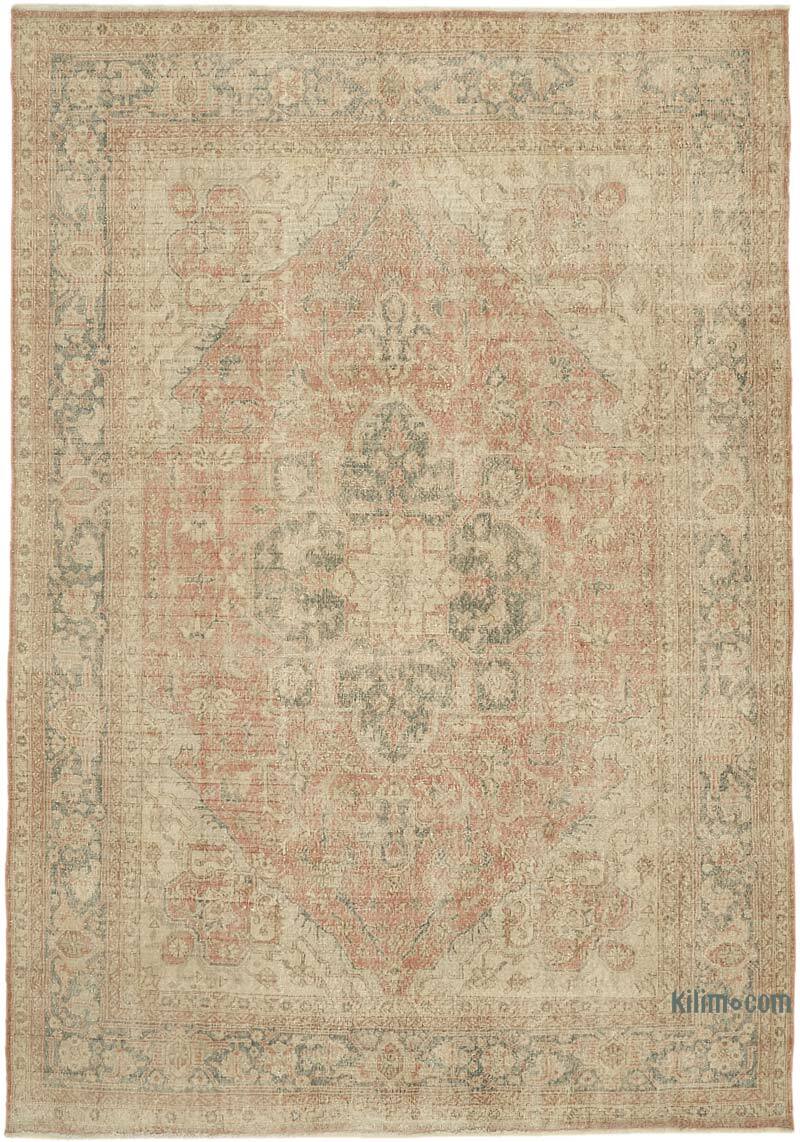 Vintage Hand-Knotted Oriental Rug - 8' 9" x 12' 10" (105" x 154") - K0078391