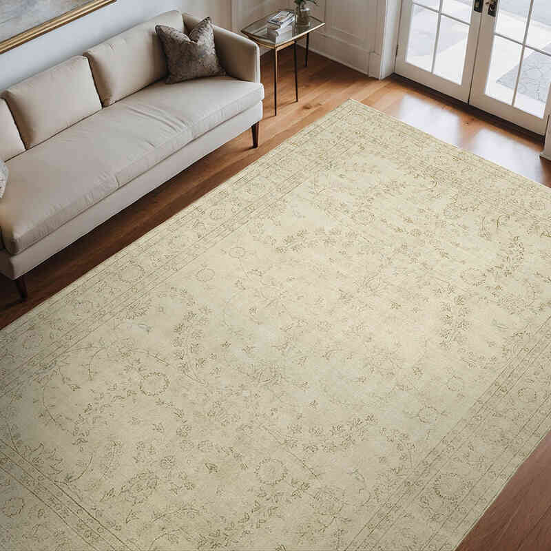 El Dokuma Vintage Halı - 248 cm x 360 cm - K0078399