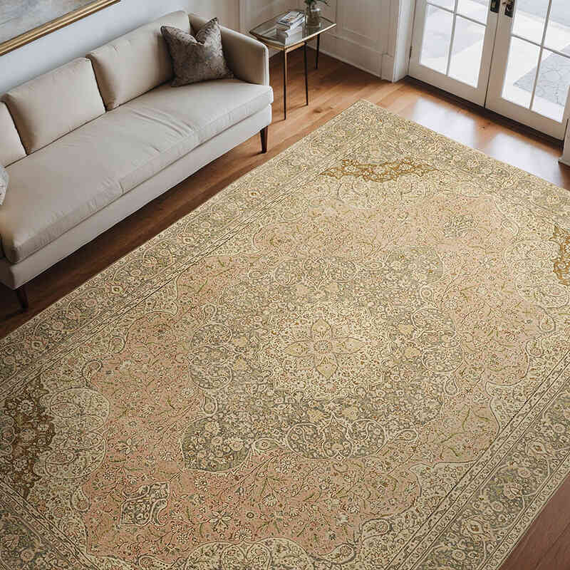 Alfombra Oriental Vintage Anudada a Mano - 256 cm x 351 cm - K0078402