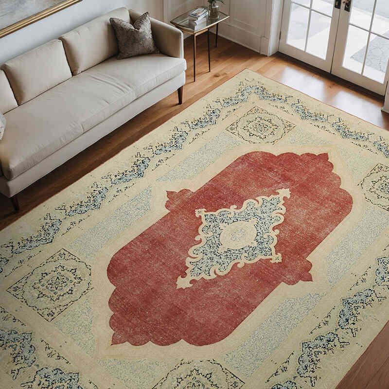 Alfombra Oriental Vintage Anudada a Mano - 265 cm x 370 cm - K0078404