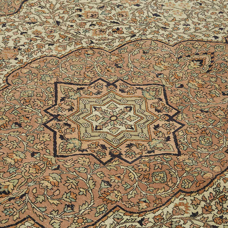 Alfombra Oriental Vintage Anudada a Mano - 243 cm x 345 cm - K0078412