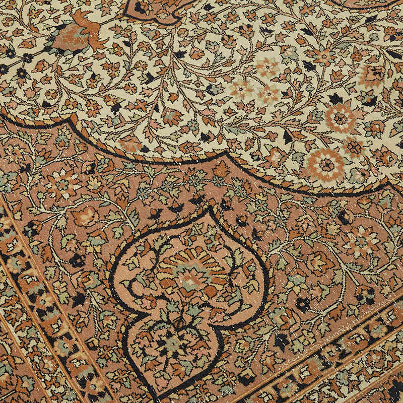 Alfombra Oriental Vintage Anudada a Mano - 243 cm x 345 cm - K0078412