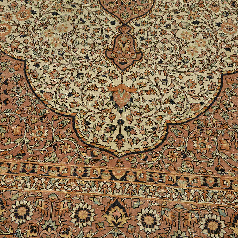 Alfombra Oriental Vintage Anudada a Mano - 243 cm x 345 cm - K0078412
