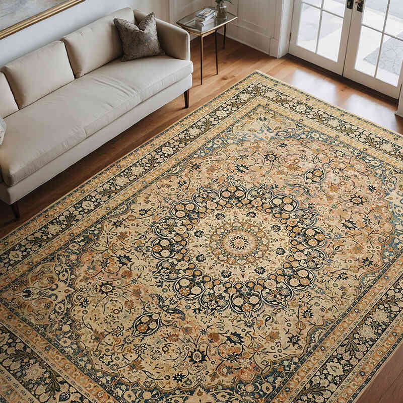 El Dokuma Vintage Halı - 264 cm x 358 cm - K0078413