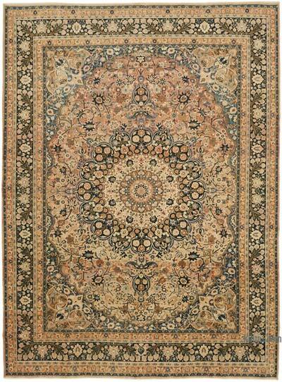 Vintage Hand-Knotted Oriental Rug - 8' 8" x 11' 9" (104" x 141")