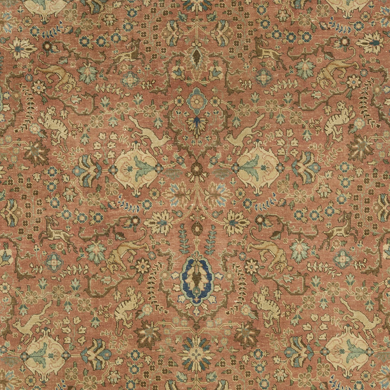 El Dokuma Vintage Halı - 242 cm x 342 cm - K0078416
