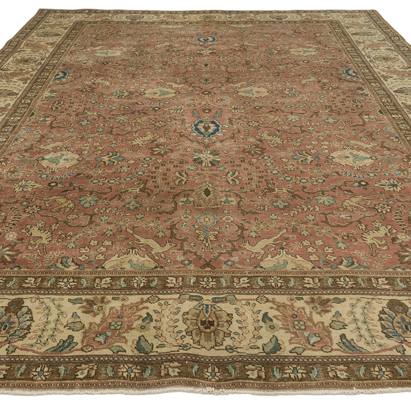El Dokuma Vintage Halı - 242 cm x 342 cm - K0078416