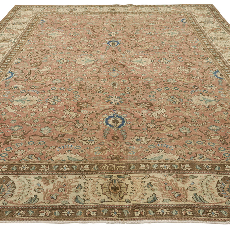 El Dokuma Vintage Halı - 242 cm x 342 cm - K0078416