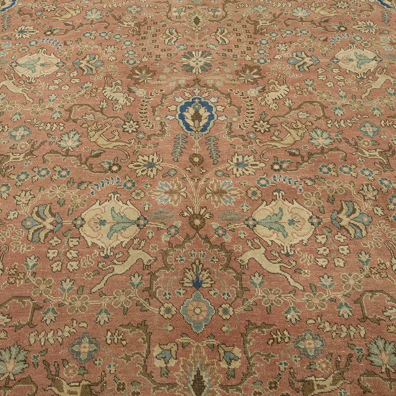 El Dokuma Vintage Halı - 242 cm x 342 cm - K0078416