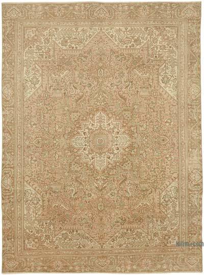 Vintage Hand-Knotted Oriental Rug - 8' 6" x 11' 11" (102" x 143")