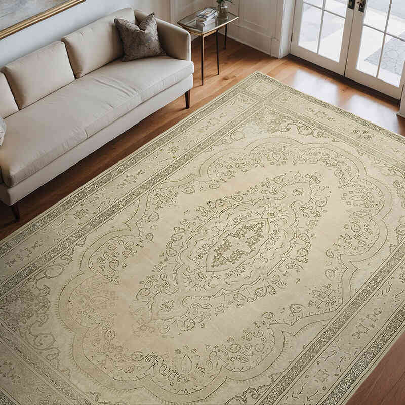 El Dokuma Vintage Halı - 243 cm x 339 cm - K0078422