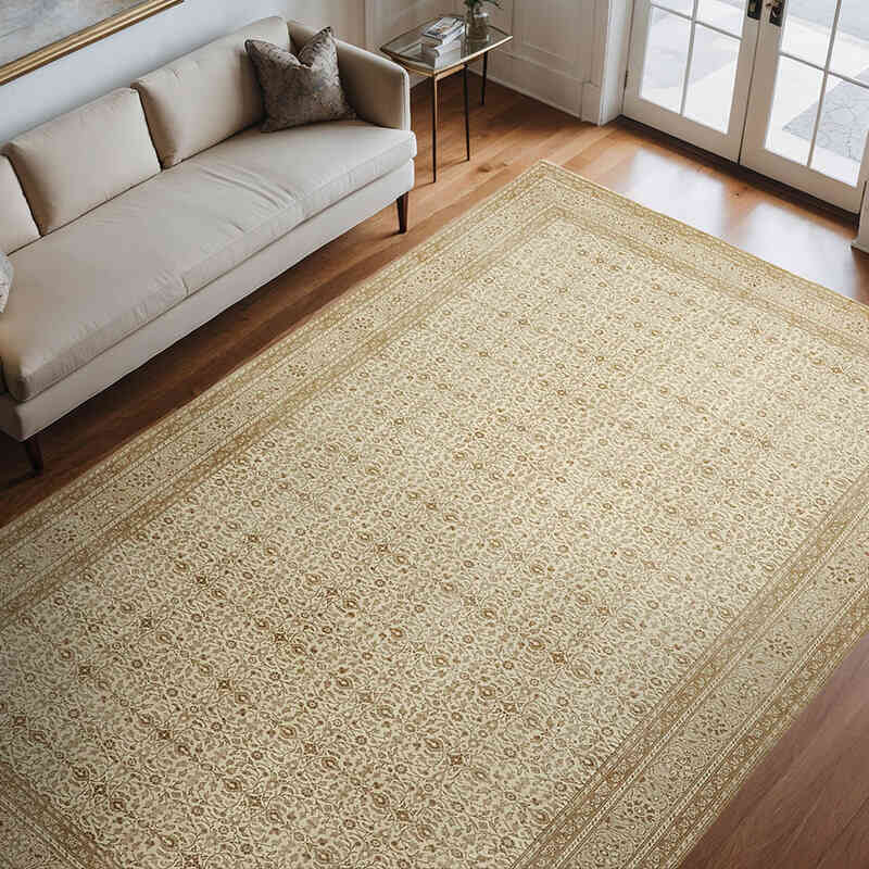 El Dokuma Vintage Halı - 248 cm x 348 cm - K0078424