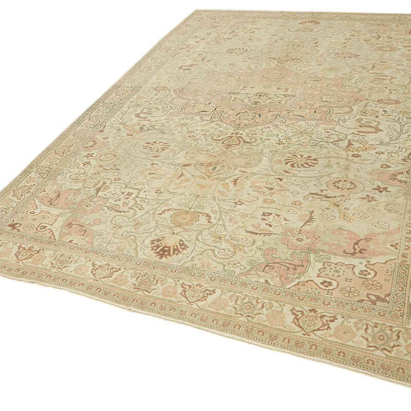 Vintage Hand-Knotted Oriental Rug - 8' 9" x 12' 9" (105" x 153") - K0078426