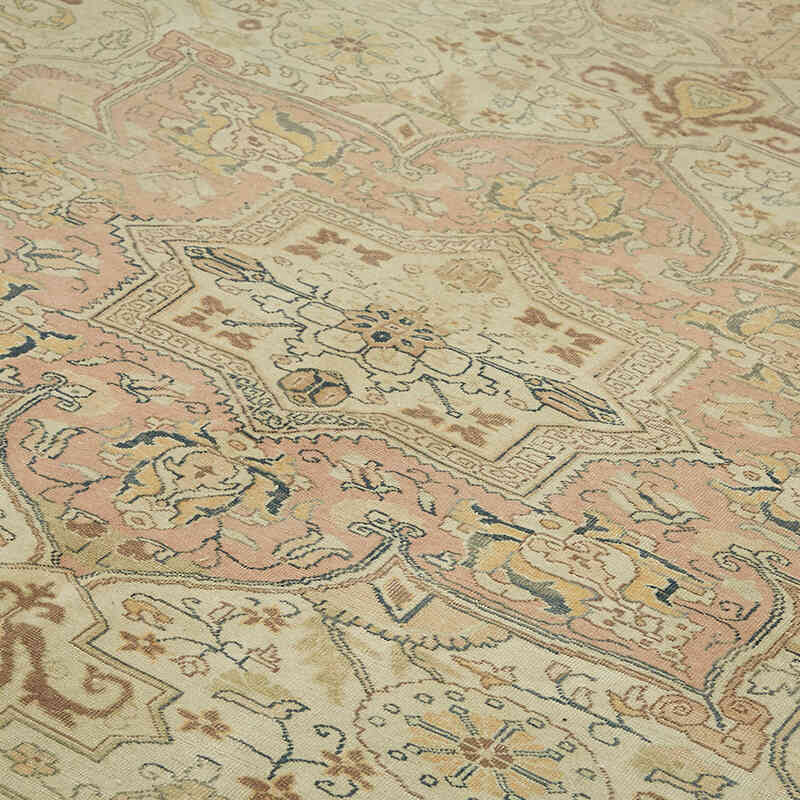 Vintage Hand-Knotted Oriental Rug - 8' 9" x 12' 9" (105" x 153") - K0078426