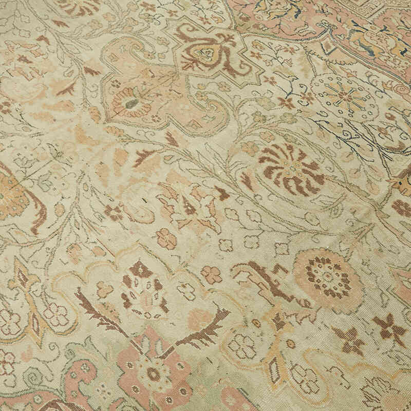 Vintage Hand-Knotted Oriental Rug - 8' 9" x 12' 9" (105" x 153") - K0078426