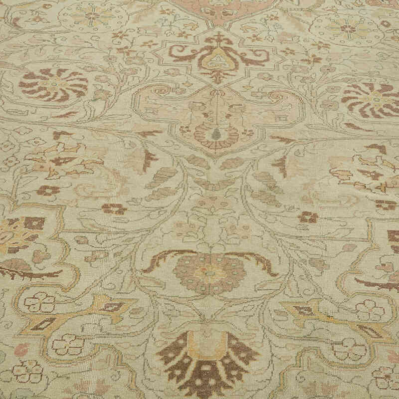 Vintage Hand-Knotted Oriental Rug - 8' 9" x 12' 9" (105" x 153") - K0078426