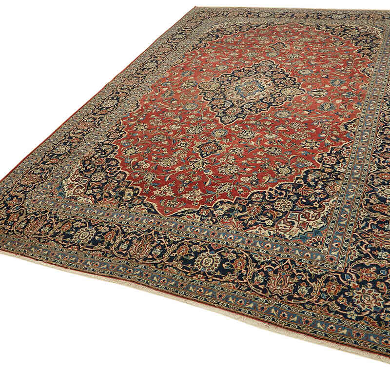 Vintage Hand-Knotted Oriental Rug - 8' 4" x 12' 2" (100" x 146") - K0078430
