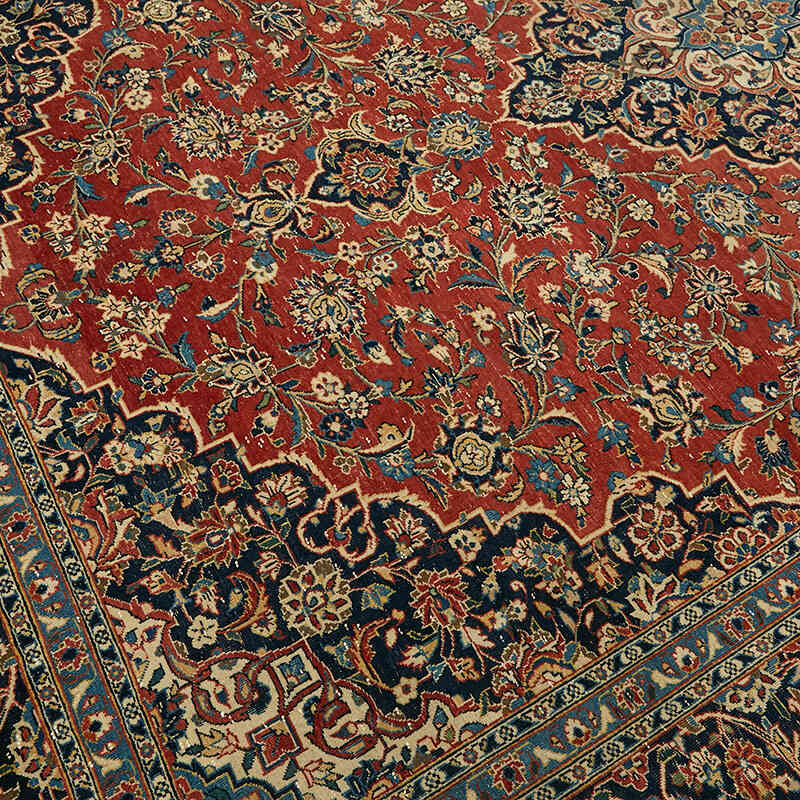 Vintage Hand-Knotted Oriental Rug - 8' 4" x 12' 2" (100" x 146") - K0078430