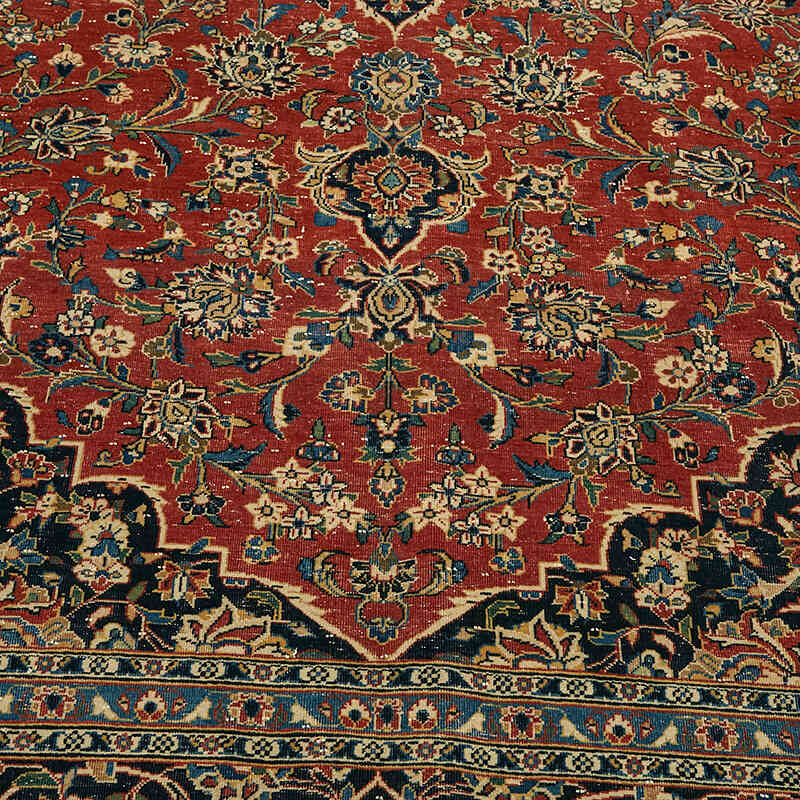 Vintage Hand-Knotted Oriental Rug - 8' 4" x 12' 2" (100" x 146") - K0078430