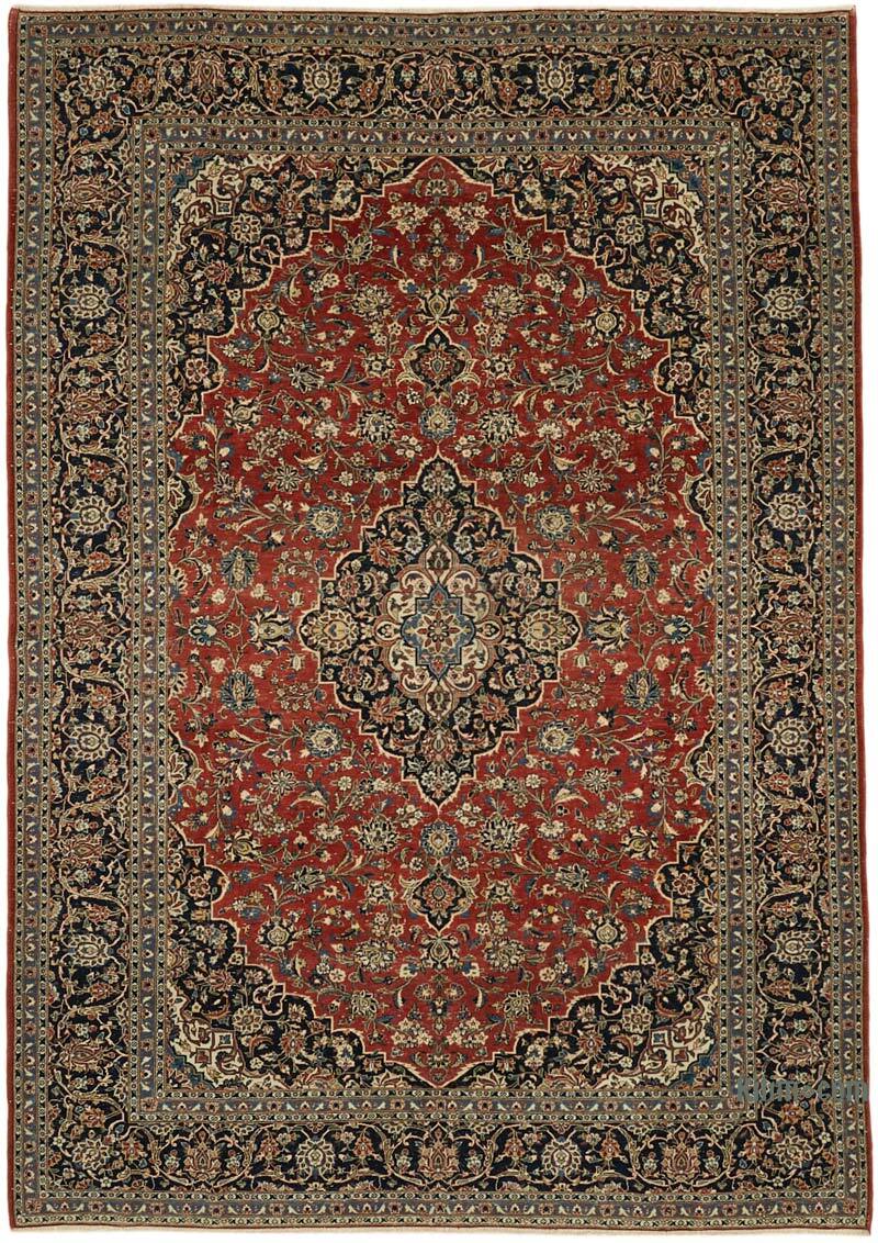 Vintage Hand-Knotted Oriental Rug - 8' 4" x 12' 2" (100" x 146") - K0078430