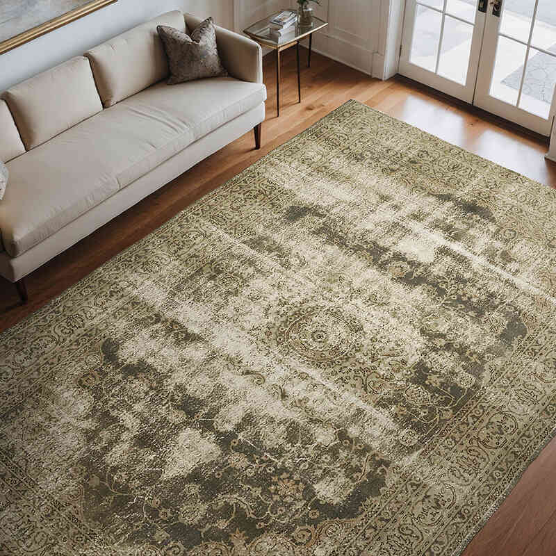 El Dokuma Vintage Halı - 246 cm x 347 cm - K0078440