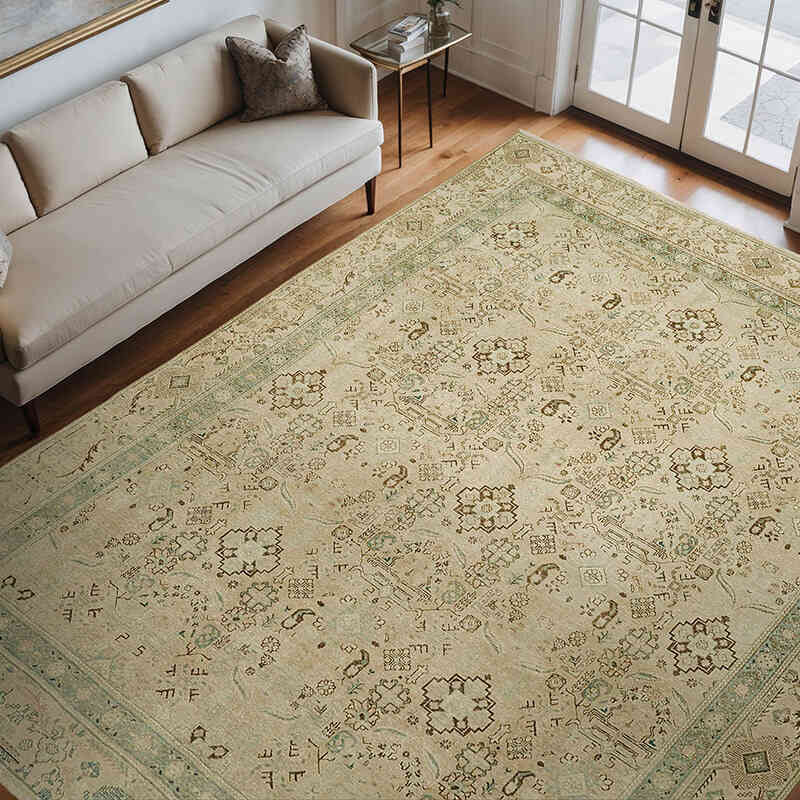 El Dokuma Vintage Halı - 267 cm x 341 cm - K0078442