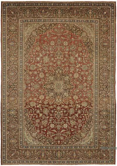 El Dokuma Vintage Halı - 254 cm x 361 cm