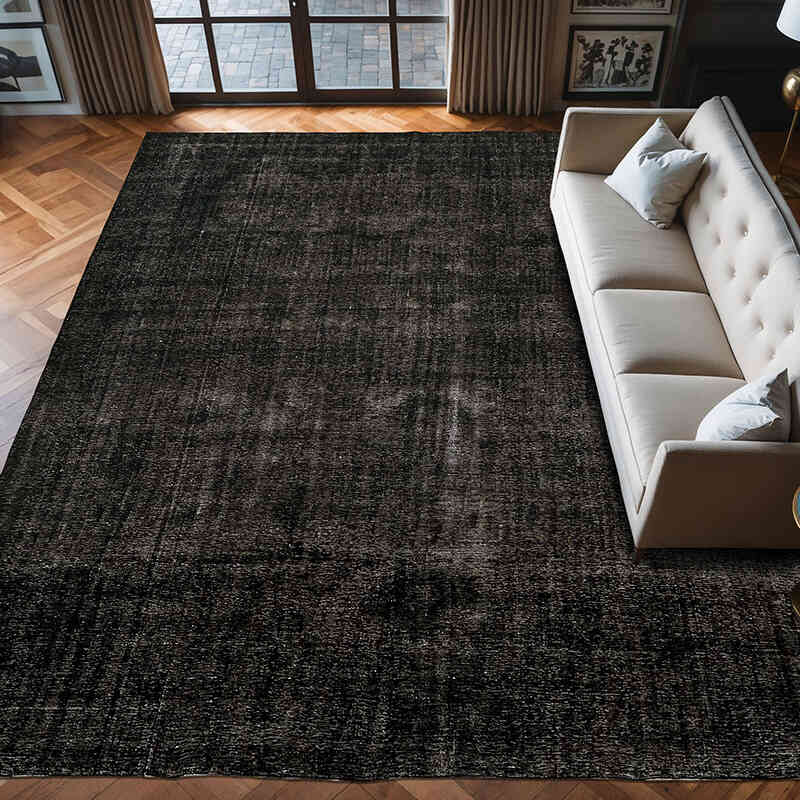Alfombra Oriental Vintage Teñida a Mano Sobretintada - 315 cm x 386 cm - K0078464