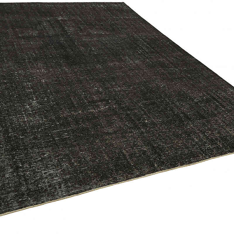 Overdyed Vintage El Dokuma Oryantal Halı - 286 cm x 367 cm - K0078465