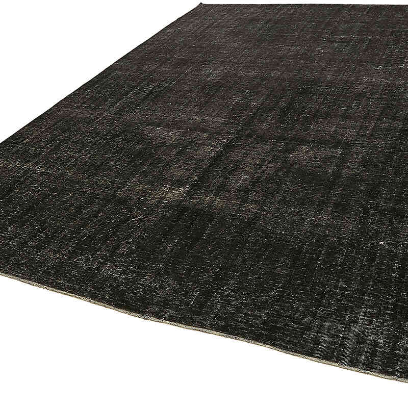 Overdyed Vintage El Dokuma Oryantal Halı - 286 cm x 367 cm - K0078465