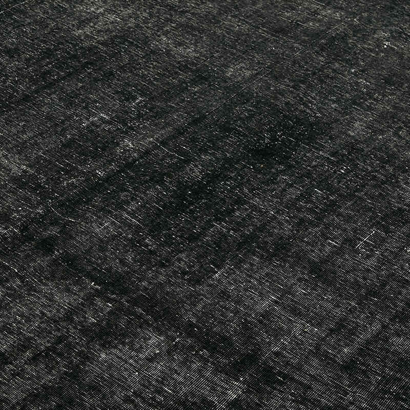 Overdyed Vintage El Dokuma Oryantal Halı - 286 cm x 367 cm - K0078465