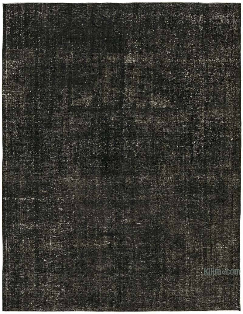 Overdyed Vintage El Dokuma Oryantal Halı - 286 cm x 367 cm - K0078465
