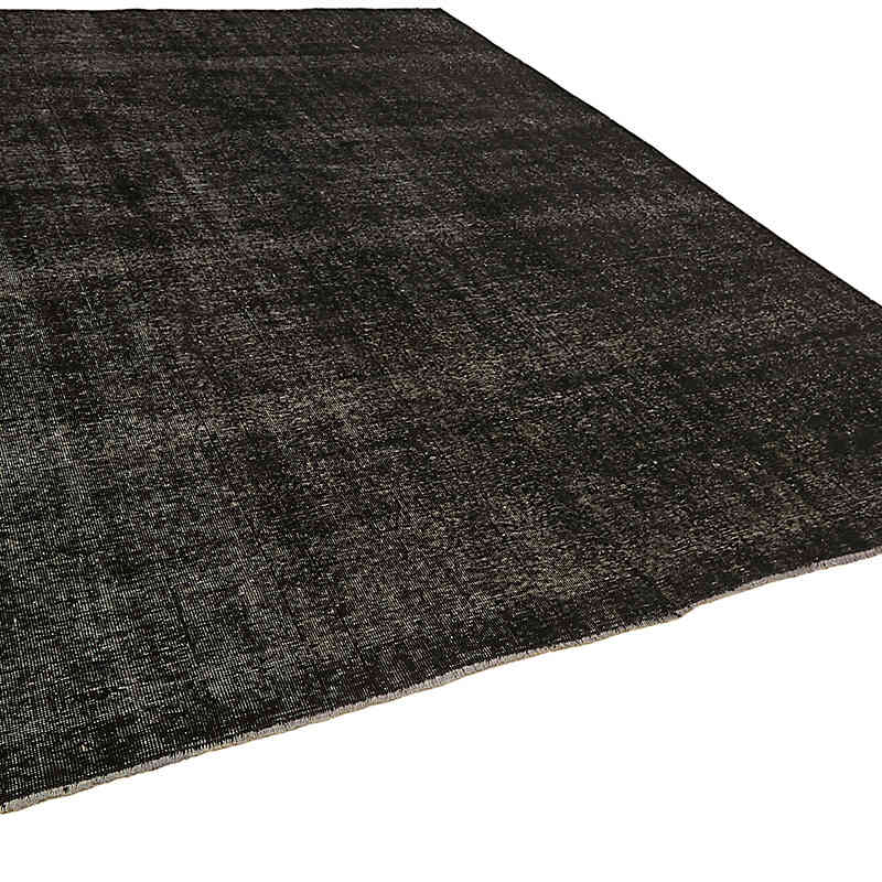 Overdyed Vintage El Dokuma Oryantal Halı - 293 cm x 380 cm - K0078468