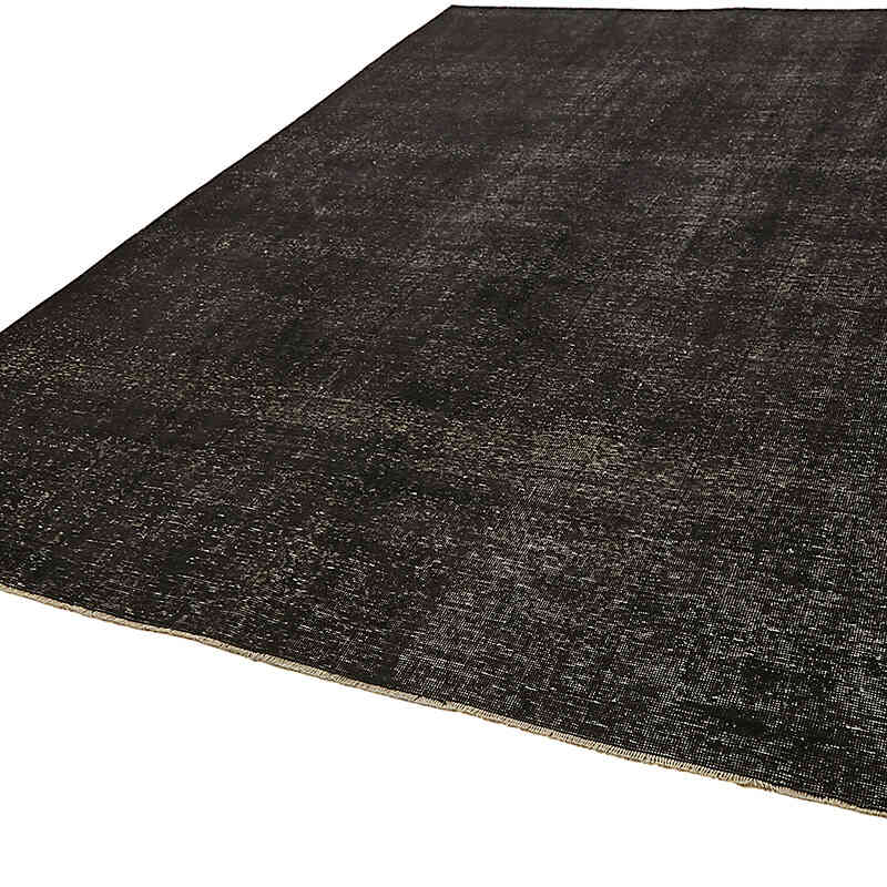 Overdyed Vintage El Dokuma Oryantal Halı - 293 cm x 380 cm - K0078468