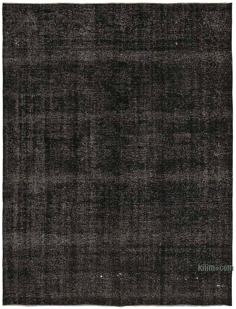 Overdyed Vintage El Dokuma Oryantal Halı - 293 cm x 380 cm - K0078468
