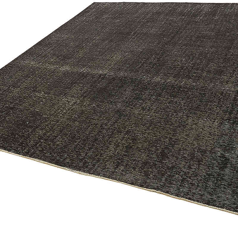 Overdyed Vintage Hand-knotted Oriental Rug - 9' 2" x 9' 6" (110" x 114") - K0078478