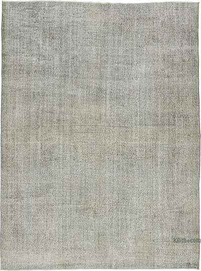 Overdyed Vintage El Dokuma Oryantal Halı - 283 cm x 378 cm
