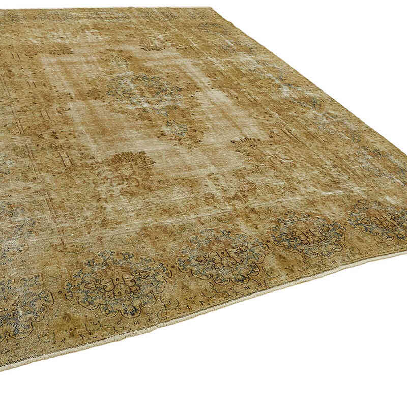 Overdyed Vintage Hand-knotted Oriental Rug - 9' 6" x 12' 3" (114" x 147") - K0078487