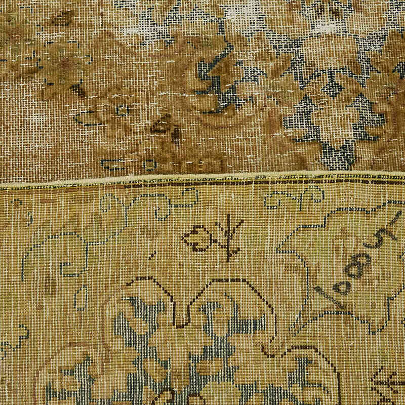Overdyed Vintage Hand-knotted Oriental Rug - 9' 6" x 12' 3" (114" x 147") - K0078487