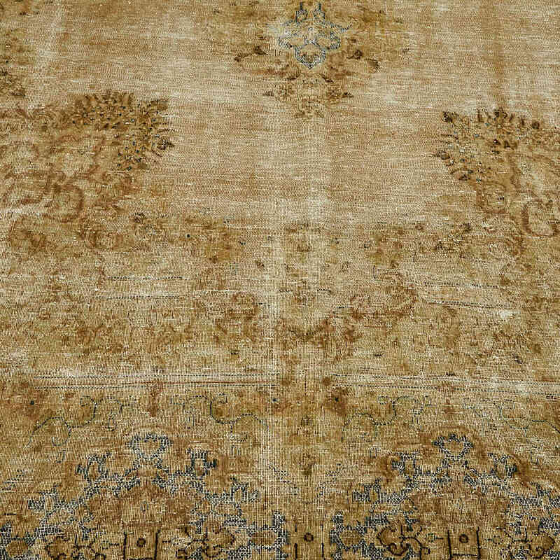 Overdyed Vintage Hand-knotted Oriental Rug - 9' 6" x 12' 3" (114" x 147") - K0078487